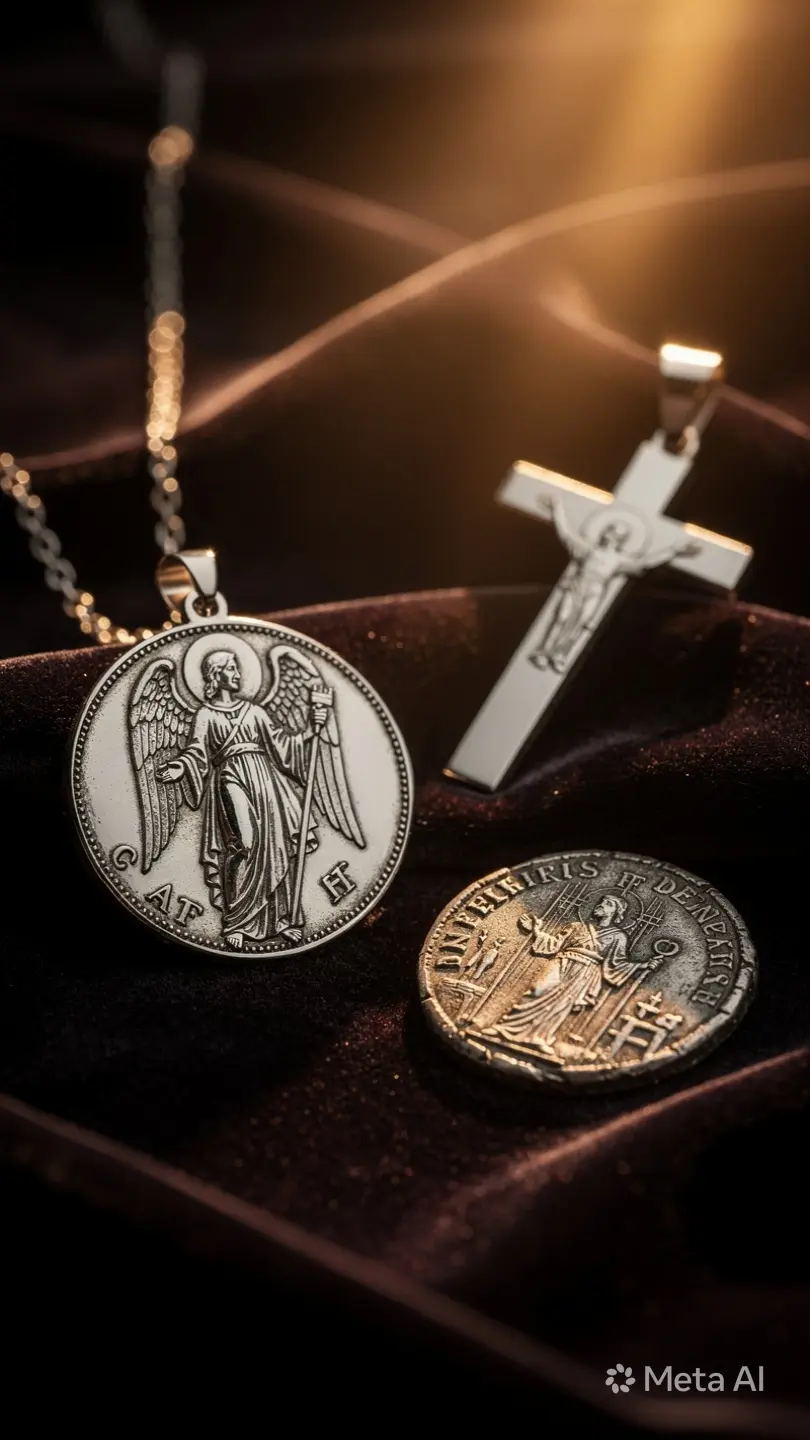 Joyería Religiosa: Medallas, Cruces y Denarios como Protección Espiritual