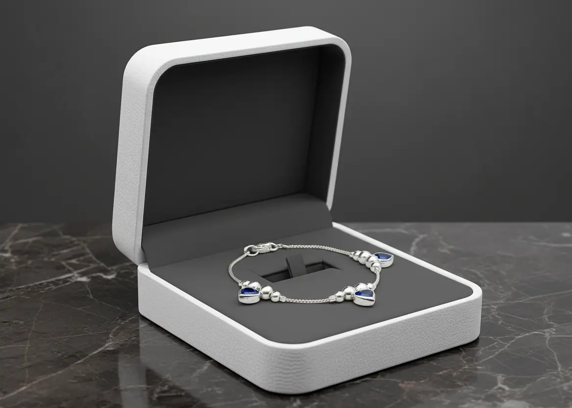 Vista de Pulsera con Charms de Corazón