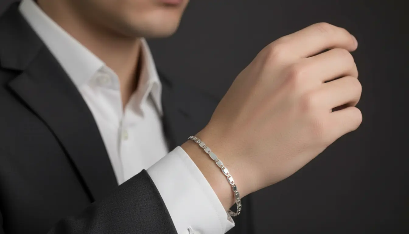 Vista de Valentino Type Bracelet for Men