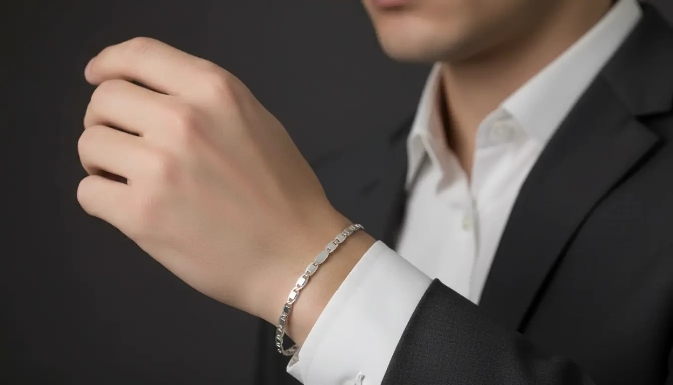 Vista de Valentino Type Bracelet for Men