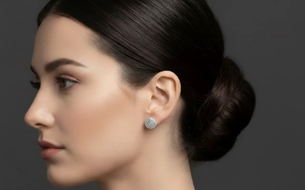 Vista de Topos Brillantes Glamurosos